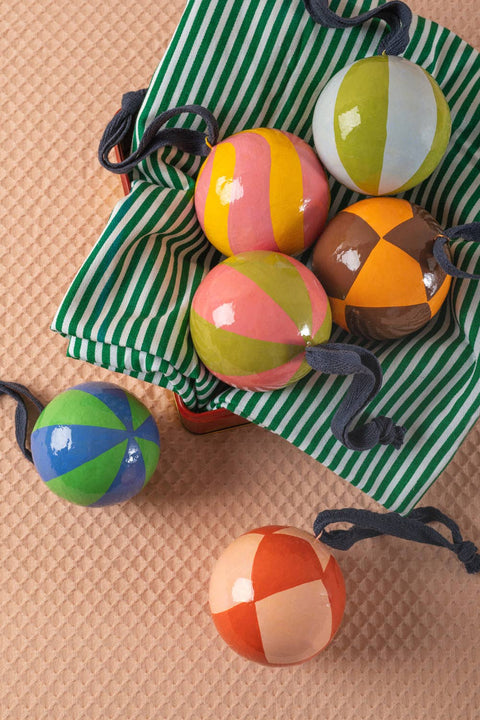 True Blue & Viridis Beachball Bauble