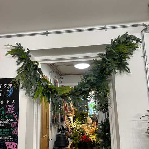 Handmade Fresh Christmas Foliage Garland – Made to Order
