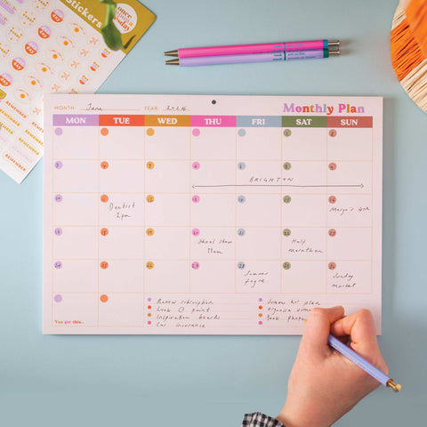 A4 Monthly Planner Pad | You Got This - Sprouts of Bristol