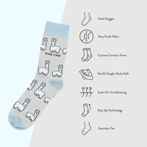 Alpaca Bamboo Socks - Sprouts of Bristol