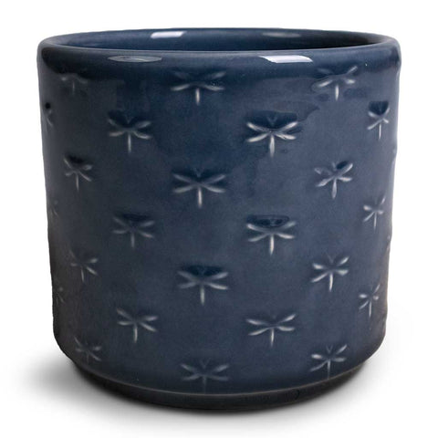 Arley Blue Dragonfly Planter - Sprouts of Bristol