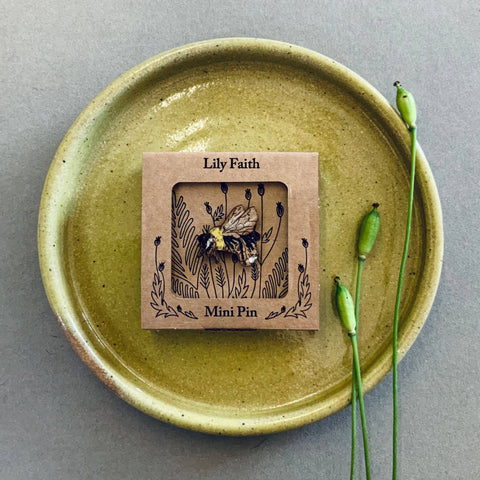 Bee Mini Pin Brooch - Sprouts of Bristol