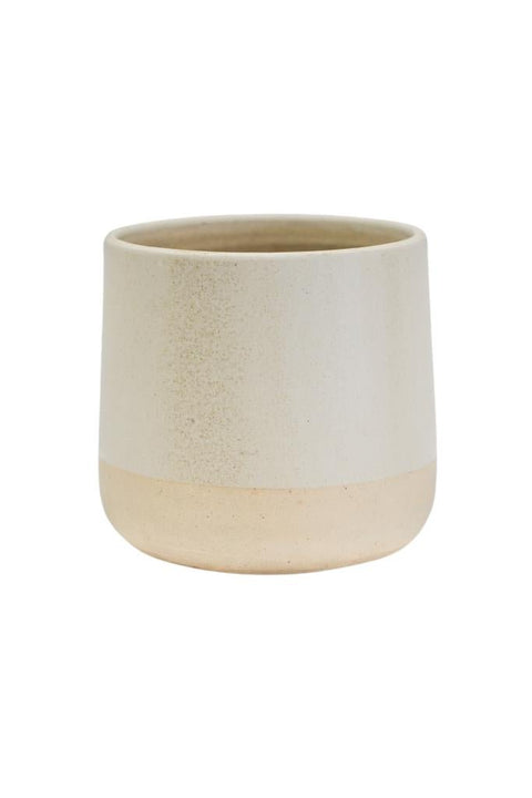 Berkeley Satin Glaze Ivory Planter - Sprouts of Bristol