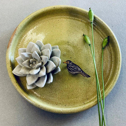 Black Bird Mini Pin Brooch - Sprouts of Bristol
