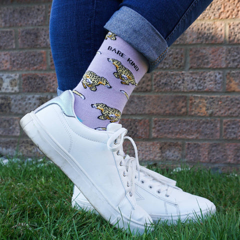 Cheetah Bamboo Socks - Sprouts of Bristol