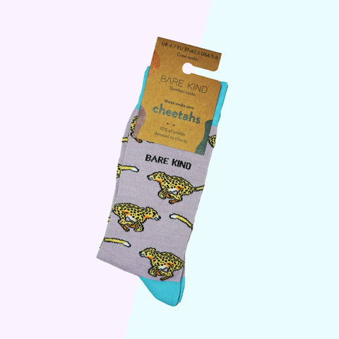Cheetah Bamboo Socks - Sprouts of Bristol