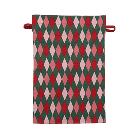 Christmas Cotton Drawstring Bag - Sprouts of Bristol