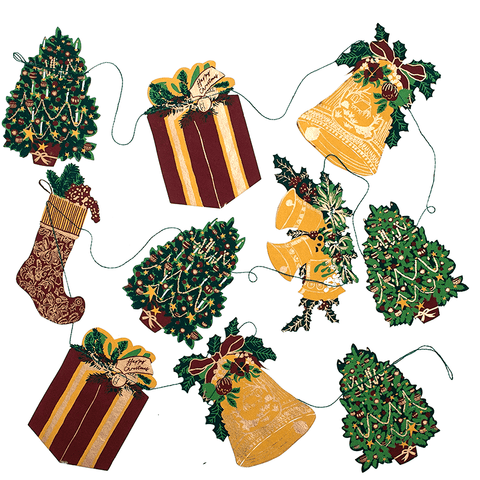 Christmas Sewn Garland - Sprouts of Bristol