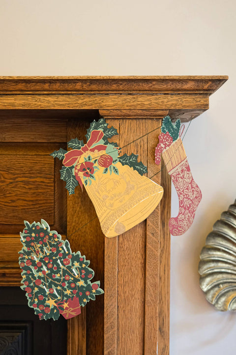 Christmas Sewn Garland - Sprouts of Bristol