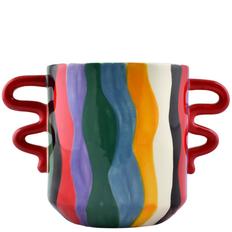 Colour Fever Eva Plant Pot with Handles - Sprouts of Bristol
