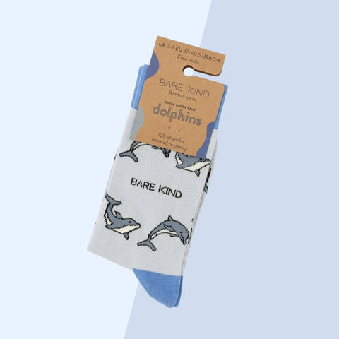 Dolphin Bamboo Socks - Sprouts of Bristol