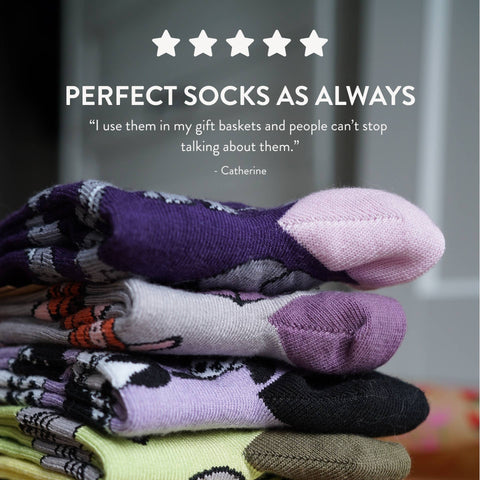 Orchid Bamboo Socks