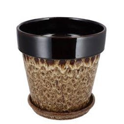 Ebbi Brown Reactive Glaze Planter - Sprouts of Bristol