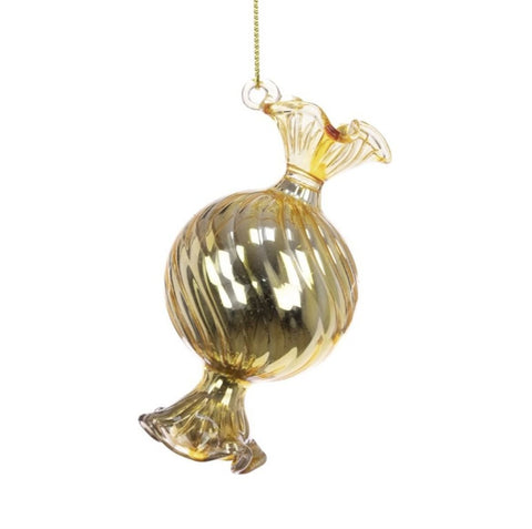 Golden Glass Candy Hanging Decoration - Sprouts of Bristol