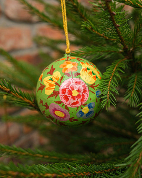 Green Petunia Bauble - Sprouts of Bristol