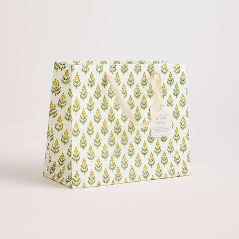 Hand Block Printed Gift Bags - Sunshine - Sprouts of Bristol
