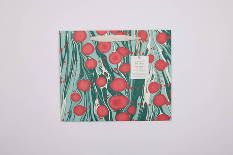 Hand Marbled Gift Bags - Christmas Splendour - Sprouts of Bristol