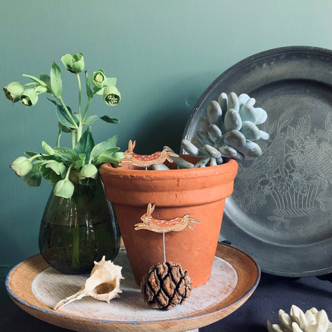 Hare Plant Pot Companions - Sprouts of Bristol