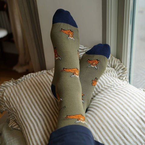 Highland Cow Bamboo Socks - Sprouts of Bristol