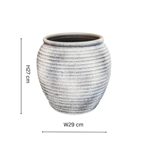 Honeypot Rustic Grey Planter - Sprouts of Bristol
