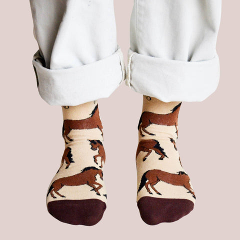 Horse Bamboo Socks - Sprouts of Bristol