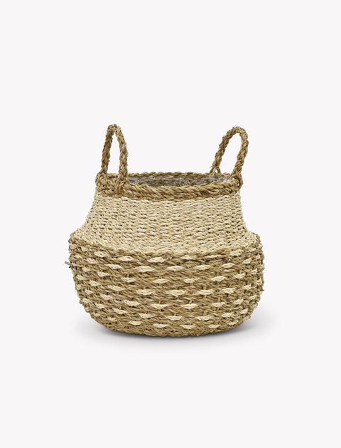 Kingsmead Belly Basket Pot in Seagrass - Sprouts of Bristol
