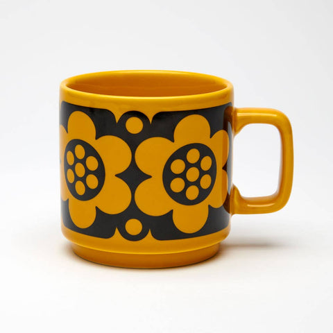 Magpie x Hornsea Mug – Geo Flower Yellow - Sprouts of Bristol
