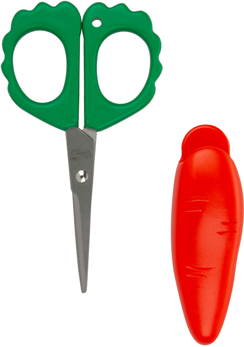 Niwaki Fridge Magnet Carrot Scissors - Sprouts of Bristol