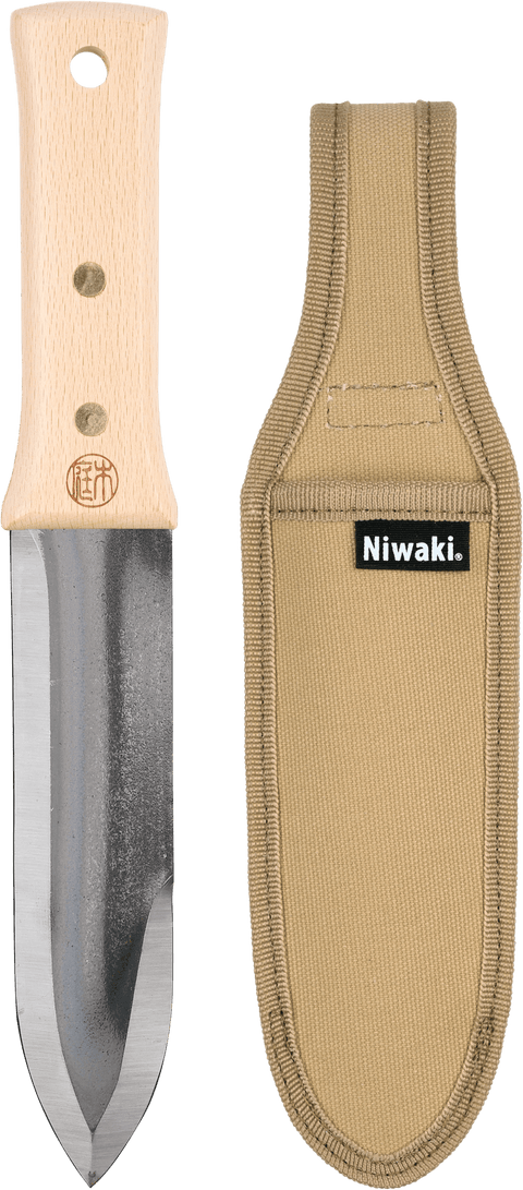 Niwaki Hori Hori (Japanese Weeding Trowel + Canvas Sheath) - Sprouts of Bristol