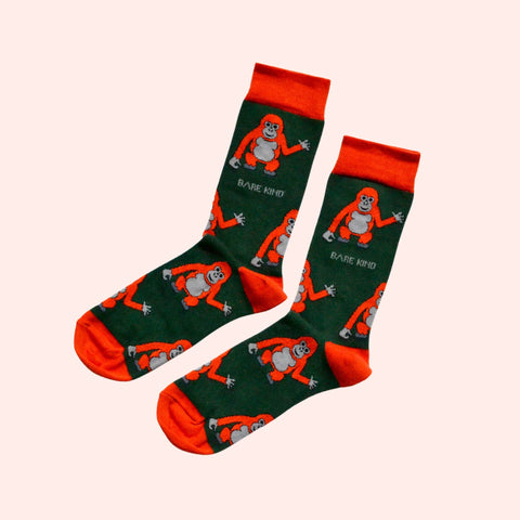 Orangutan Bamboo Socks - Sprouts of Bristol