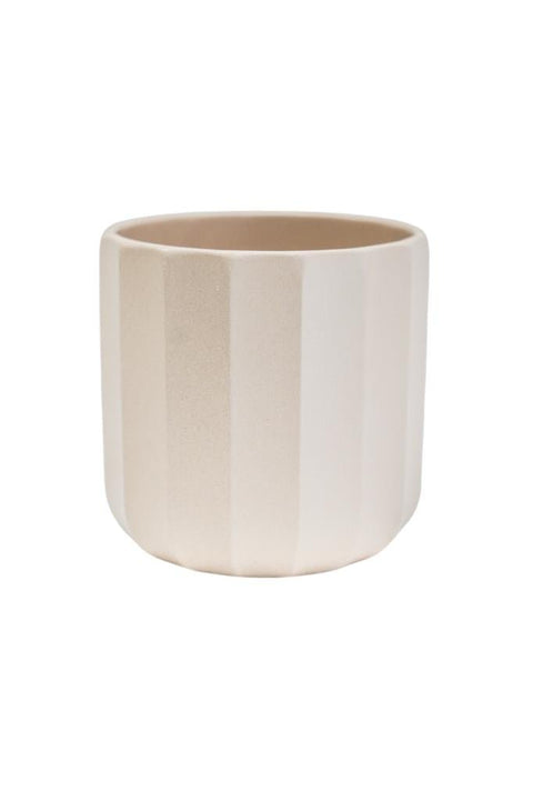 Positano Ivory Geometric Planter - Sprouts of Bristol