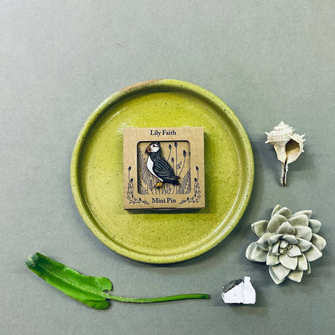 Puffin Mini Pin Brooches - Sprouts of Bristol