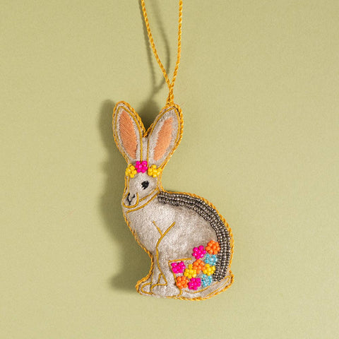 Rabbit Decoration (Virgin Plastic Free) - Sprouts of Bristol