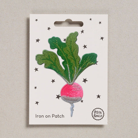 Radish Iron on Patch - Sprouts of Bristol