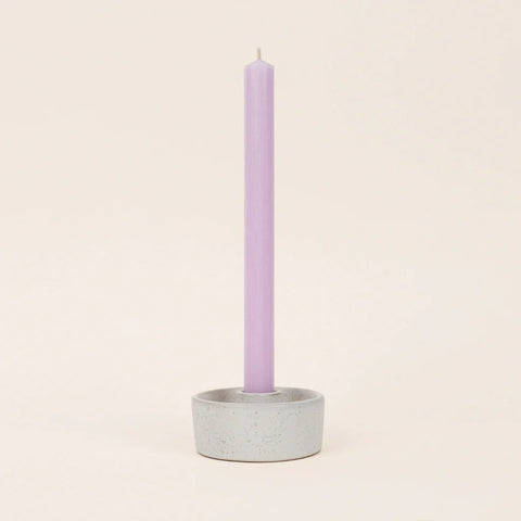 Sea Thistle Lilac - St Eval Church Dinner Candle - Sprouts of Bristol