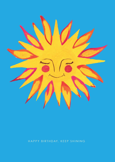 'Sunshine' Birthday Greetings Card - Sprouts of Bristol