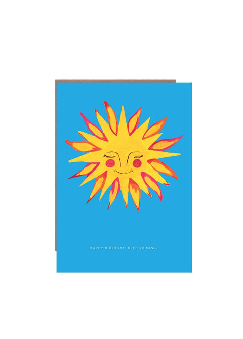 'Sunshine' Birthday Greetings Card - Sprouts of Bristol
