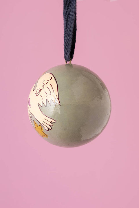 The Dove Grey Bauble - Sprouts of Bristol