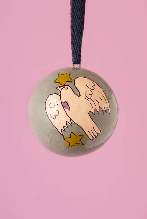 The Dove Grey Bauble - Sprouts of Bristol
