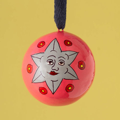 The Star Red Bauble - Sprouts of Bristol
