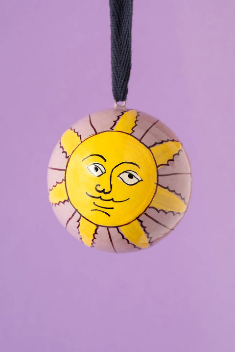 The Sun Purple Bauble - Sprouts of Bristol