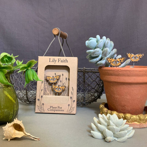 Tortoiseshell Butterfly Plant Pot Companions - Sprouts of Bristol