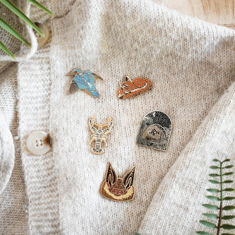 Blue Lobster Enamel Pin - Sprouts of Bristol
