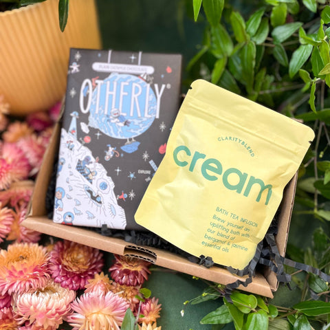 Chocolate and Bath Infusion Gift Set | Vegan | UK Brands | Supporting Indies - Sprouts of Bristol
