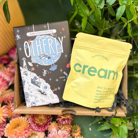 Chocolate and Bath Infusion Gift Set | Vegan | UK Brands | Supporting Indies - Sprouts of Bristol