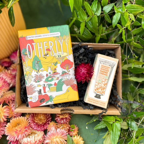 Chocolate and Wonky Fruit Hand Cream Gift Set | Vegan | UK Brands | Supporting Indies - Sprouts of Bristol