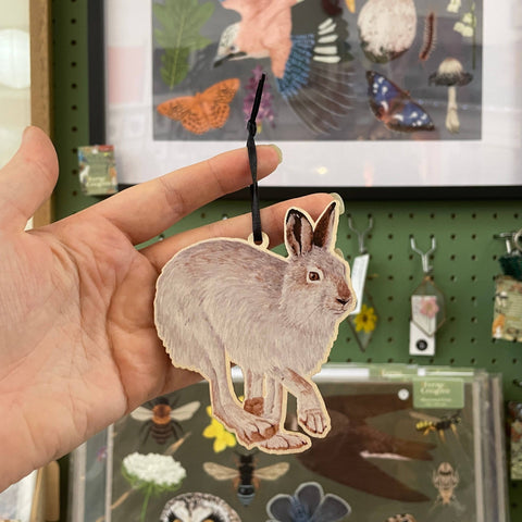 Mountain hare Wooden Decoration - Sprouts of Bristol