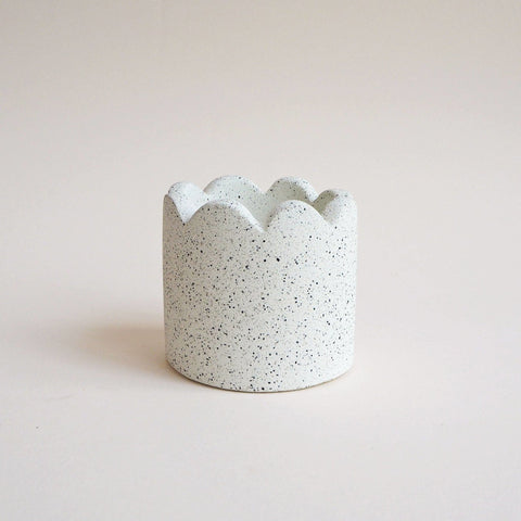 Small Scalloped Pot - Sprouts of Bristol