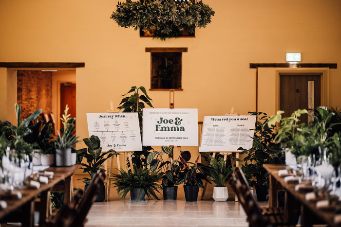 Lush, Black & White, Tropical Welsh Wedding - Emma and Joe, Tall John's House, Wales - Sprouts of Bristol