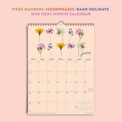 2026 Calendar | Garden Botanicals A4 - Sprouts of Bristol